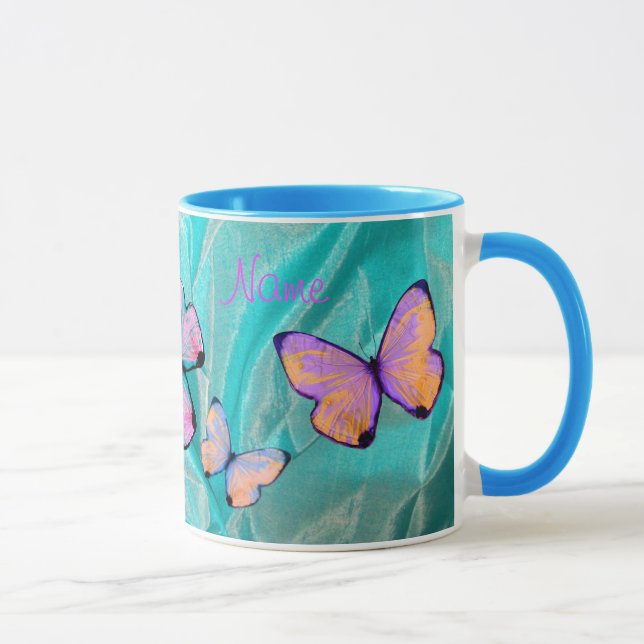 Presente feminino! A caneca da borboleta, adiciona (Direita)