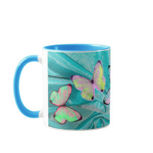 Presente feminino! A caneca da borboleta, adiciona