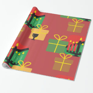 Presente Fesestivo Kwanzaa Oferece Papel de Acondicionament