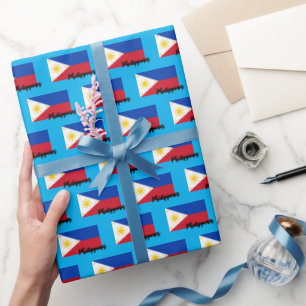 Presente Filipinas: Papel de embrulho, bandeira filipina