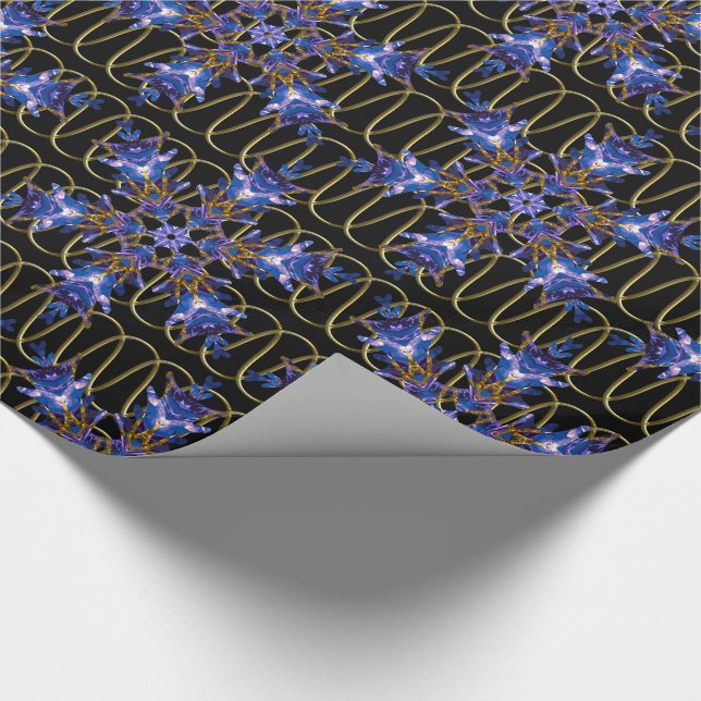 Presente Flocos flutuantes2 em papel de enrolamento cavalei (Ponta)