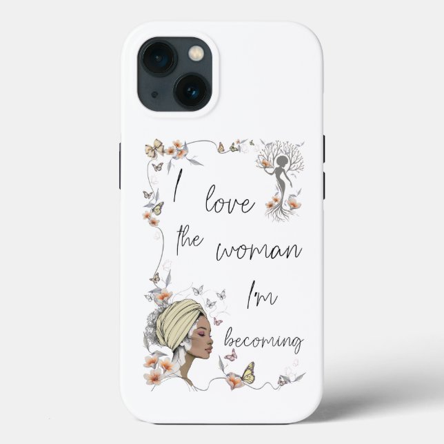 Presente Floral de Amor Próprio para Mulheres (Verso)