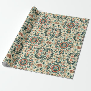 Presente Folclore Charm: Papel de Arranjo de Arte Folclóric