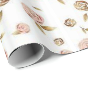 Presente Folha de Rosa de papel de enrolamento brilhante