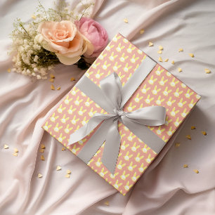 Presente Folhas de Papel de Embalagem de Coelhinhos de Pásc