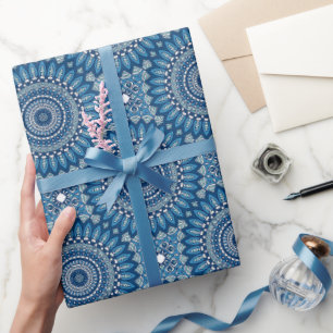 Presente Folhas de papel de moldagem de Mandala em círculo 