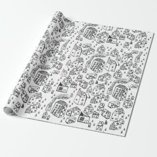 Presente Giftwrap da vizinhança, novo papel de embrulhament