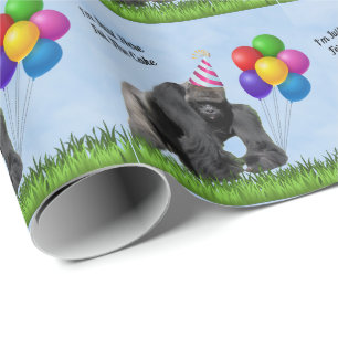 Presente Gorila de aniversário divertida - Papel de enrolar