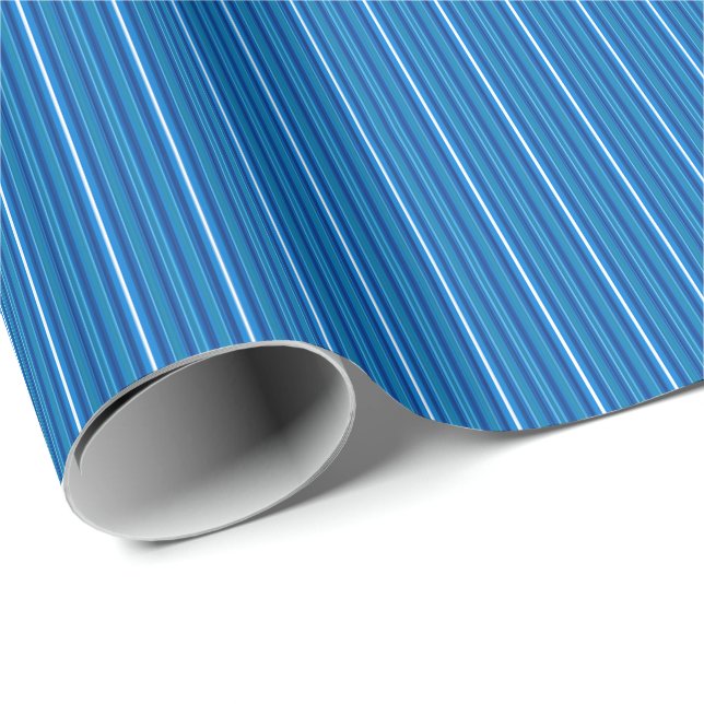 Presente HAMbyWG - Papel de enrolamento - Azul Topaz (Ponta do rolo)