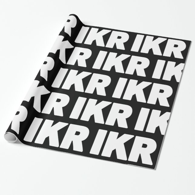 Presente IKR | Papel de enrolamento de gírias de texto (Desenrolado)