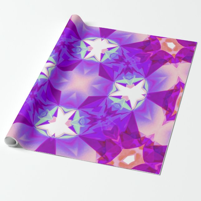 Presente Imagem de diamante para papel de empacotamento (Desenrolado)