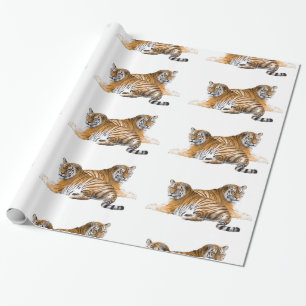 Presente Imagem Tigre para Papel de Embraiamento Luminoso