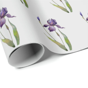 Presente Íris Roxo em Papel de Moldagem de Cinzas