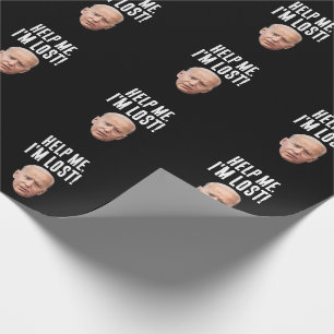 PRESENTE JOE BIDEN ENGRAÇADO PAPEL DE ENVOLVIMENTO AJUDA-ME