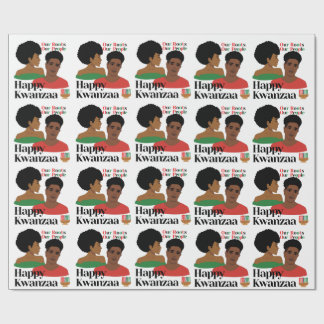 Presente Kwanzaa Nossa Raiz Nosso Papel De Envolvimento De 