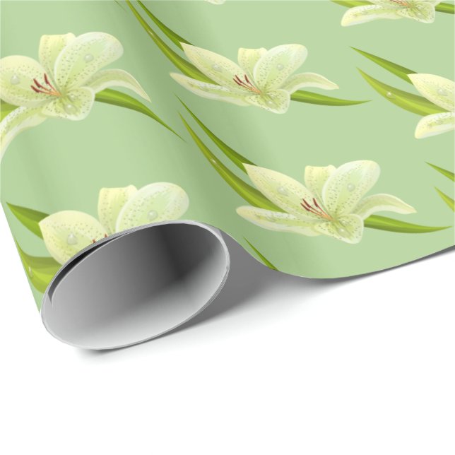 Presente Lavagem de Flores de Papel (Ponta do rolo)