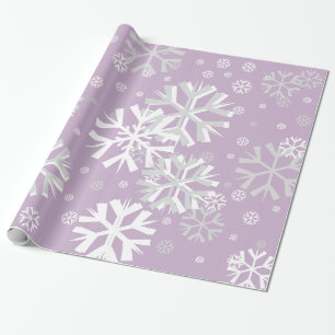 Presente Lavanda de papel molhado em flocos de neve de Nata