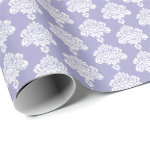 Presente Lavanda Papel branco para enrolamento de Damasco