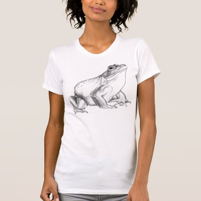 Presente legal do sapo do t-shirt da arte da (Frente)