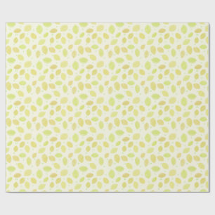 Presente Lemon Watercolor - Padrão De Citros - Papel De Emb