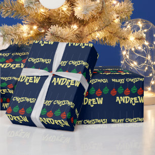 Presente Luzes decorativas de árvore de Natal papel de embr
