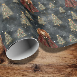 Presente Mágico Papel de Moldagem de Natal na Escola