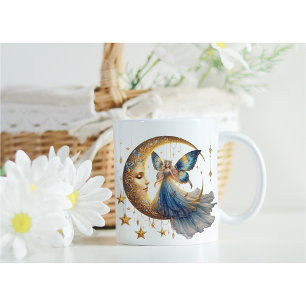 Presente Mágico para Ela - Xícara de Café Fada & L
