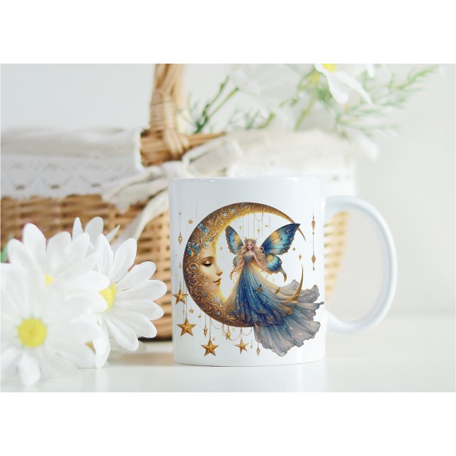 Presente Mágico para Ela - Xícara de Café Fada & L (Criador carregado)
