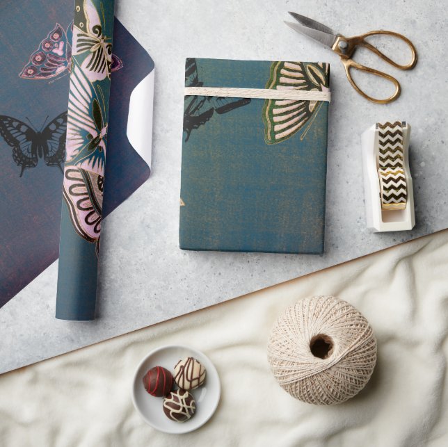 Presente MANTEIGA DE Papel E AZUL (Artesanato)