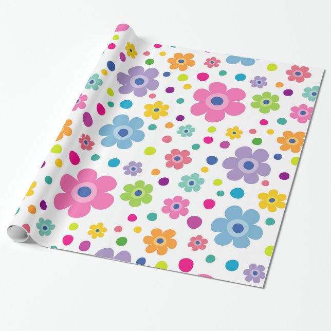 Presente Mantenha ou design seu próprio - Papel de empacota (Desenrolado)