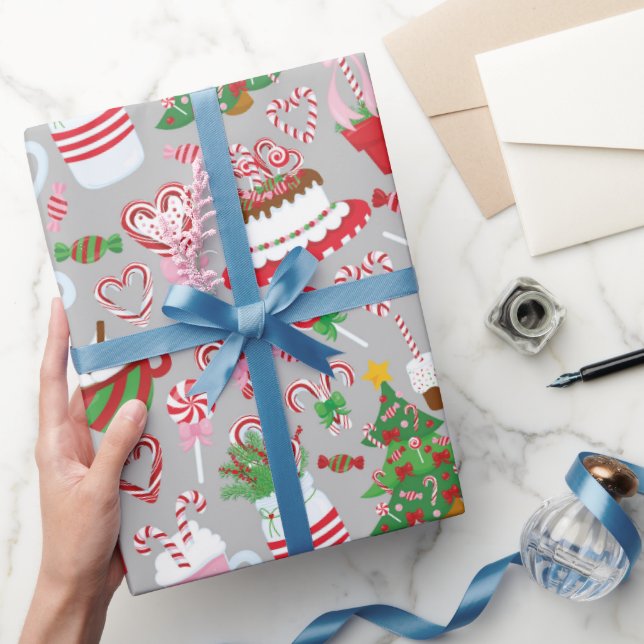 Presente Mantenha ou design seu próprio - Papel de empacota (Presentear)