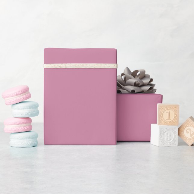 Presente Mauve Rosa Mudada Moderna - Rolha de Papel de Mold (Chá de bebê)