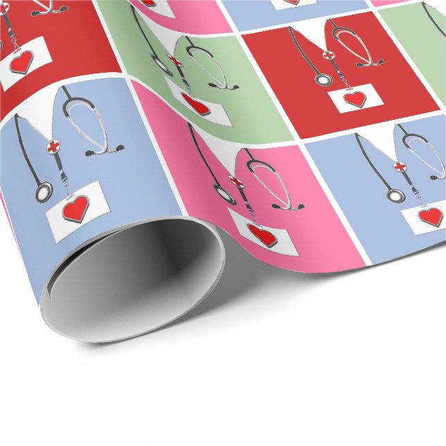 Presente Médico ou Enfermeiro Papel de Embraiagem (Ponta do rolo)