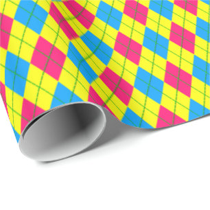 Presente Meninos Loucos Cores 03 Argyle Papel de Embraiagem