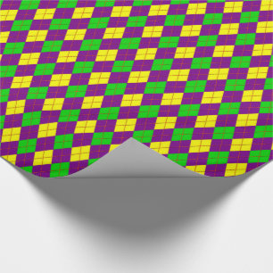 Presente Meninos Loucos Cores 05 Argyle Papel de Embraiagem