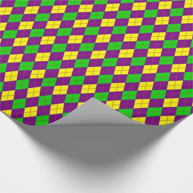 Presente Meninos Loucos Cores 05 Argyle Papel de Embraiagem (Ponta)