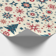 Moldagem de Natal - Cores de Vintagem de Papel