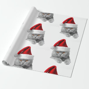 Presente Molhando Cinzas de Natal de Papel com chapéu de P