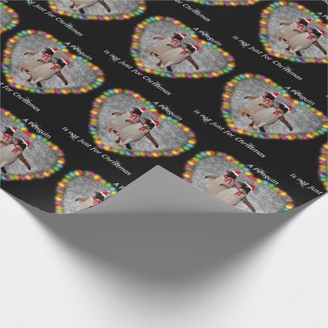 Presente Não apenas para papel de moldagem de Natal (preto) (Ponta)