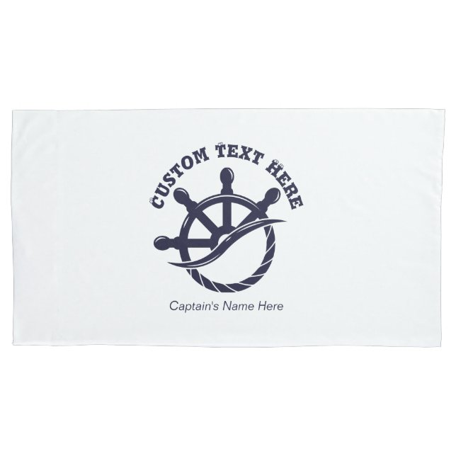 Presente Náutico de Barco de Capitão Personalizado (Frente)