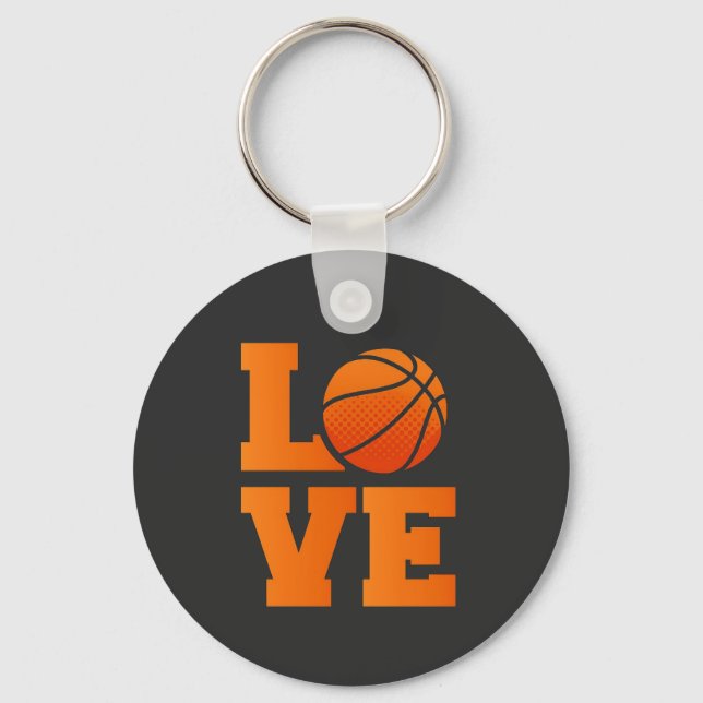 Presente no basquete - Chaveiro personalizado para (Frente)
