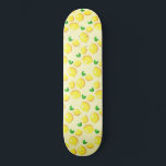 Presente no skate de limões amarelos<br><div class="desc">Bordo de Capa de Limão Amarelo Fresco</div>