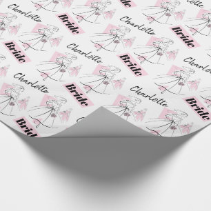 Presente Nome do grupo cor-de-rosa, cor-de-rosa, papel de e