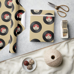 Presente Nome personalizado Papel de enrolamento do registr