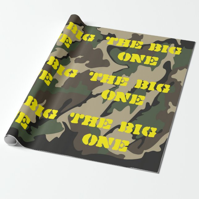Presente O grande papel de moldagem de um camo (Desenrolado)