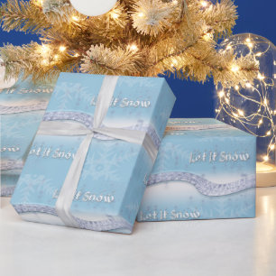 Presente O Natal, faísca, deixou-o nevar papel de
