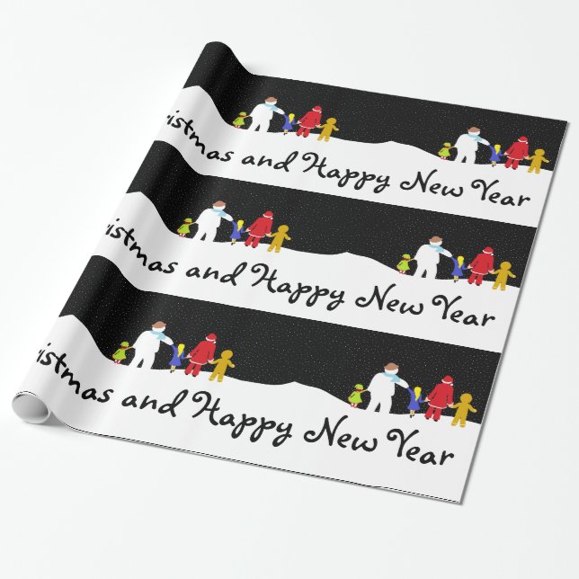 Presente O papel de moldagem do Natal Gang Holiday (Desenrolado)