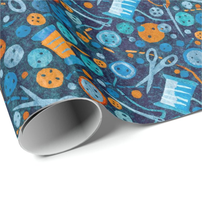 Presente Padrão de colagem de papel do Artesanato de costur (Ponta do rolo)