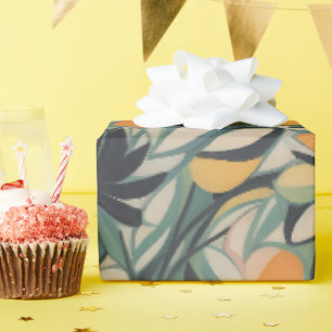 Presente Padrão Floral 11   Papel de enrolamento