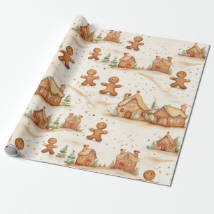 Presente Pão-De-Pão-Pão Abre Papel De Molho De Natal